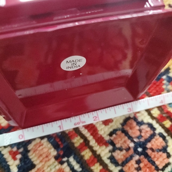 GlobeIn Small Hanging Lantern - Maroon - Picture 3 of 6